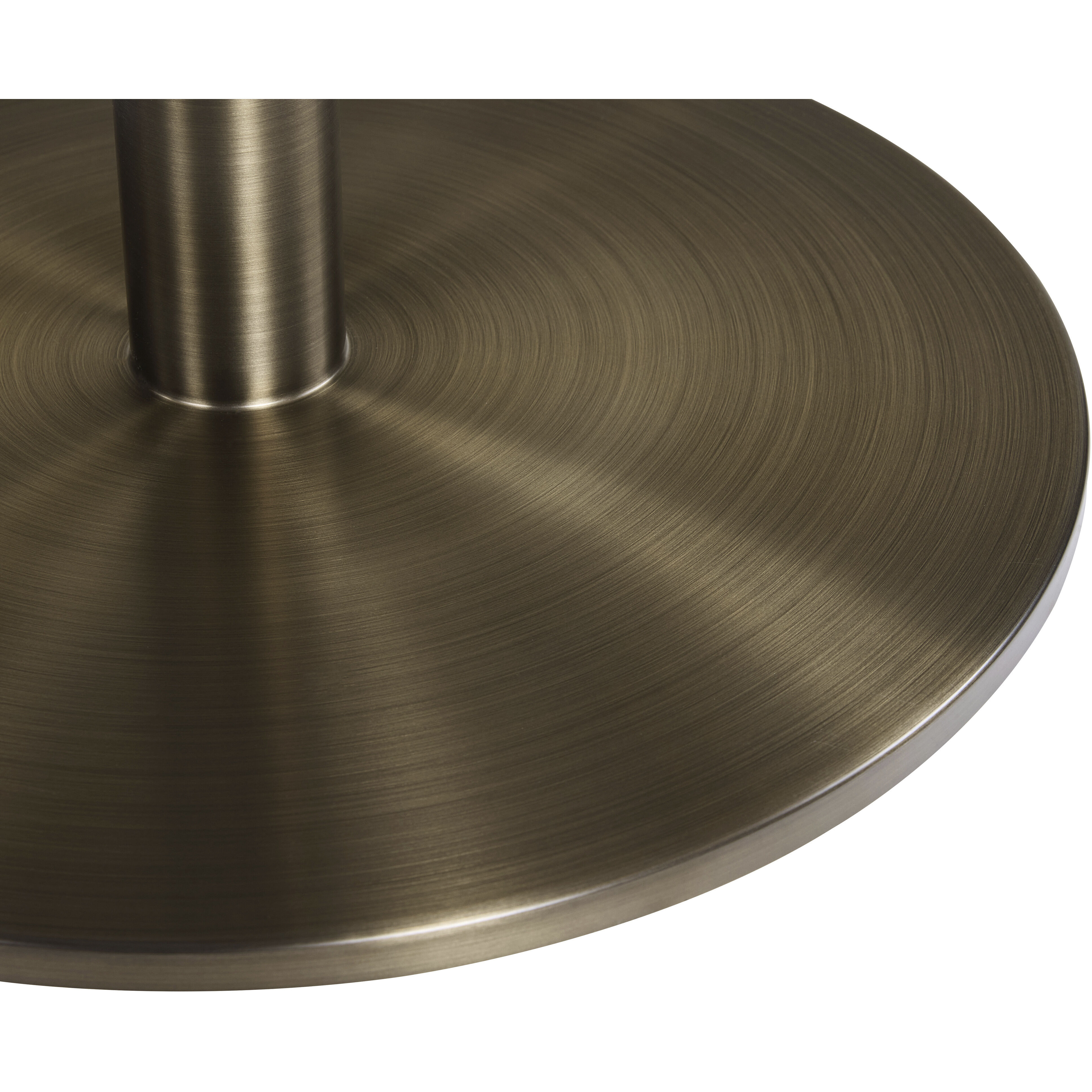 Enco White / Antique Gold Bar Table